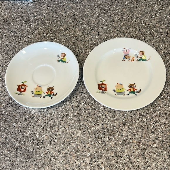 Noritake Children’s Mini Plates (2) - Made in Japan - Picture 1 of 7